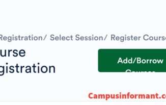 UNN course registration portal